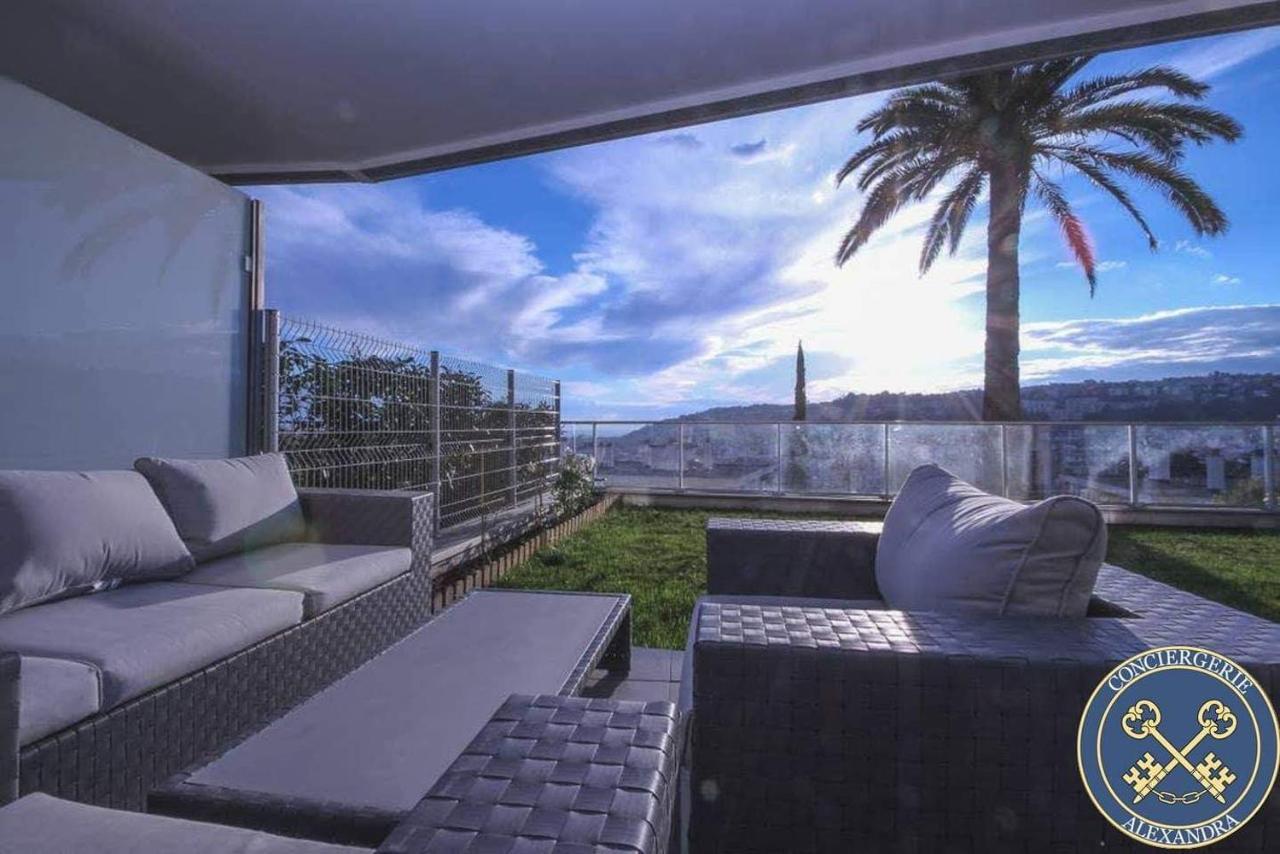 Blue Bay Appartement 3 Pieces 尼斯 外观 照片